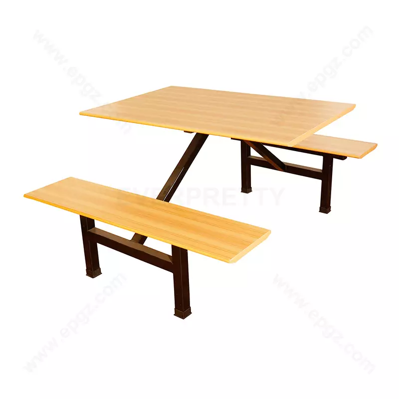 Canteen Wooden Combined Table and Chair DT-16 NEW