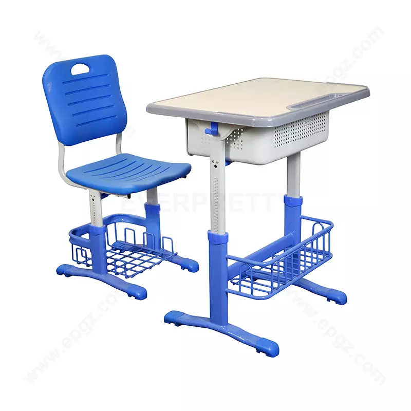 School Foldable Ergonomic Student Desk and Chair SF-247F