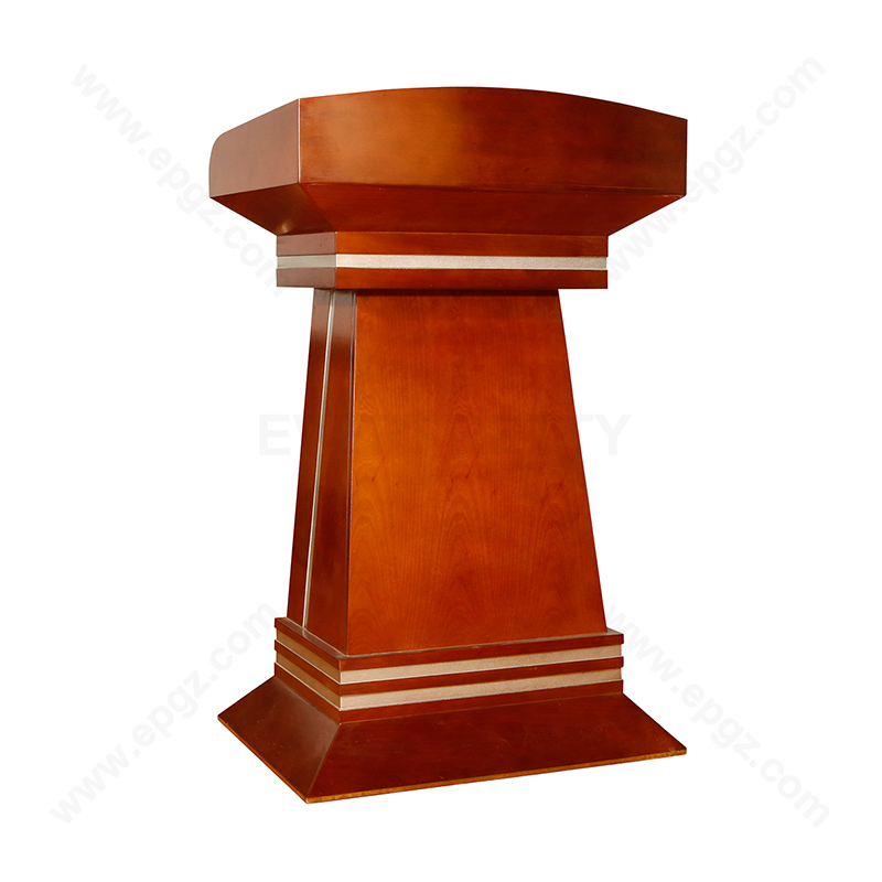 modern wooden pulpit