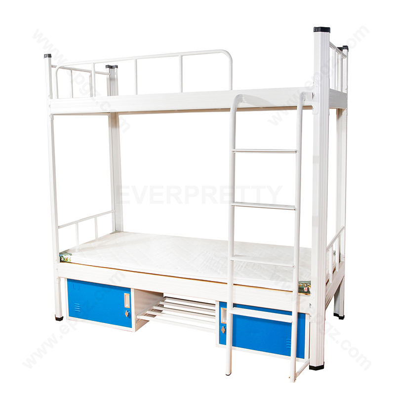 School Dormitory Furniture Student Bunk Bed with Storage Cabinet EB-B04 NEW