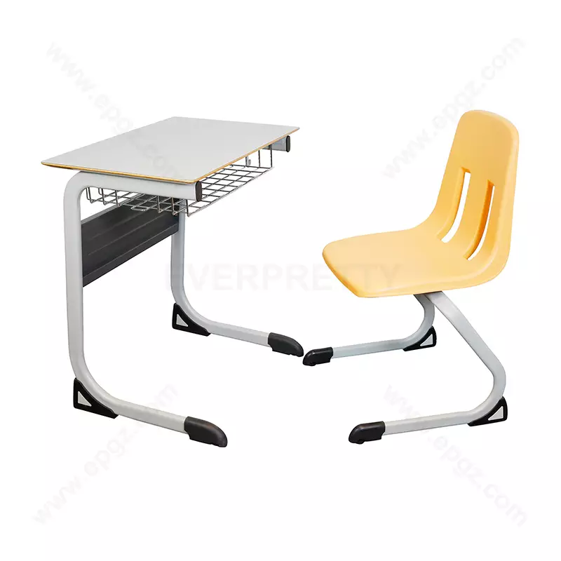 School Single Student Desk and Chair SF-241F NEW